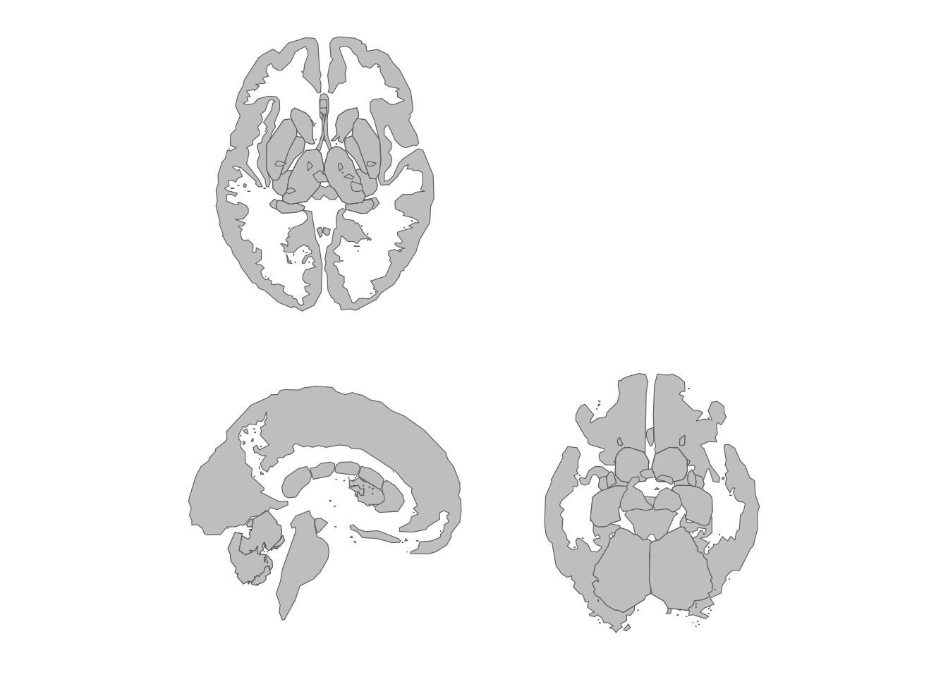 Custom two-row grid with selected subcortical views.